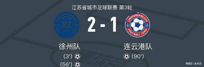 1扬州 徐州2-1连云港 苏超最新积分榜如下j9九游会登录随着镇江0-2宿迁 常州0-(图3)